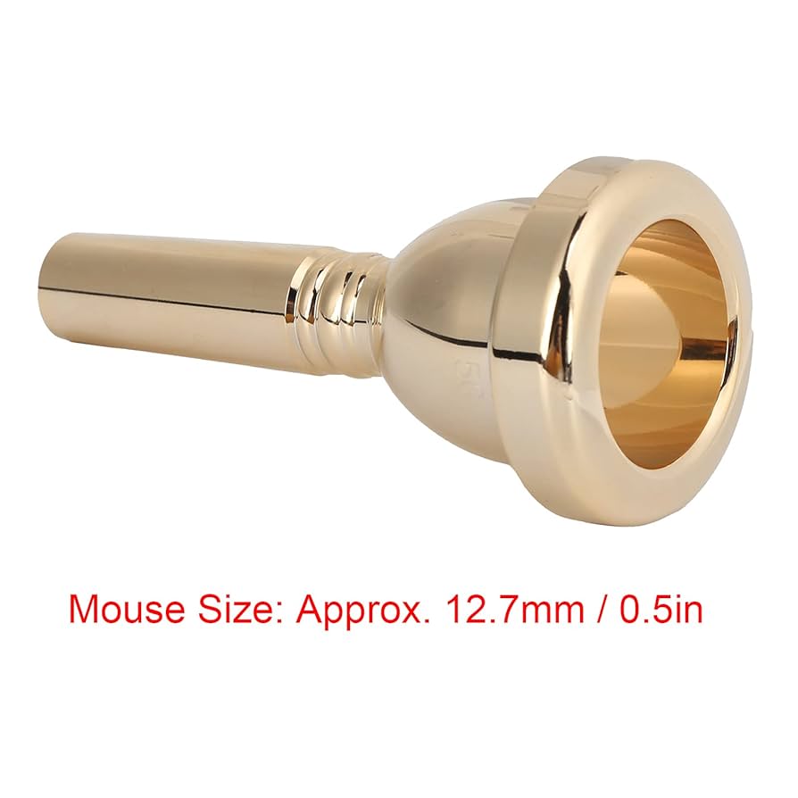 Amazon.com: Trombone Mouthpiece, Large Shank, Gold Tenor
